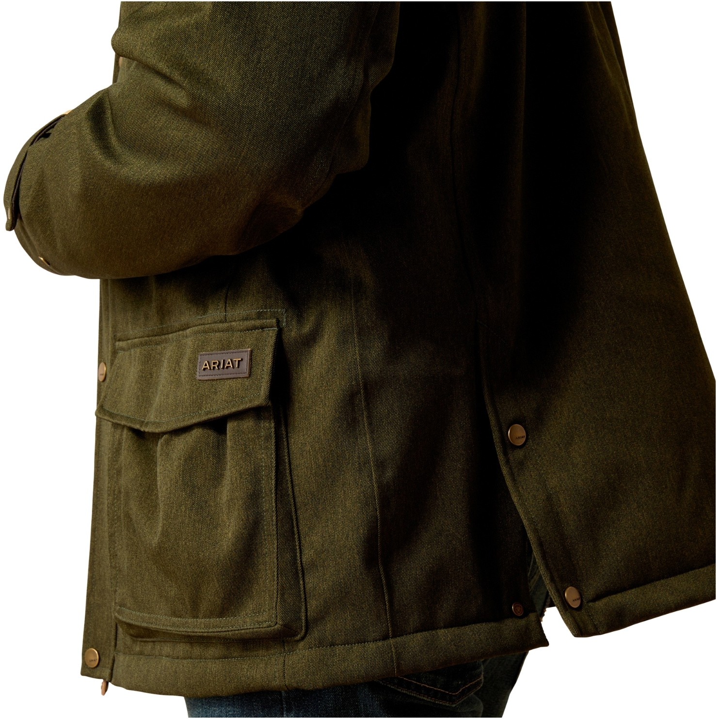 Ariat Homme Rhodium Imperméable Isolé Parka 10052954 - Rosin